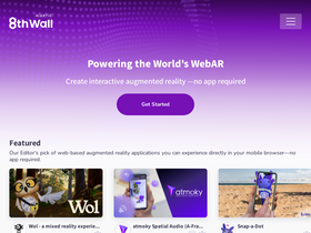 '8thwall.com' screenshot
