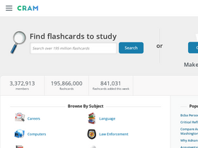 'cram.com' screenshot