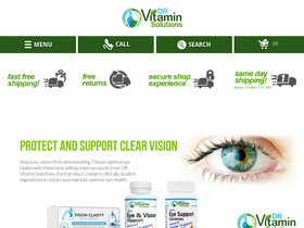 DR Vitamin Solutions homepage screenshot