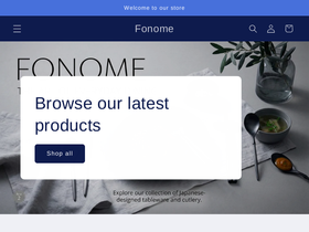 Fonome homepage screenshot