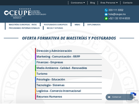 'ceupe.mx' screenshot