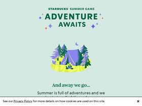 'starbuckssummergame.com' screenshot