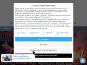 'loewenmagazin.de' screenshot
