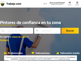'trabeja.com' screenshot