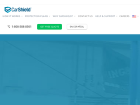 'carshield.com' screenshot