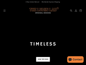 TheLuminLab homepage screenshot