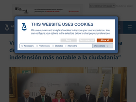'abogacia.es' screenshot