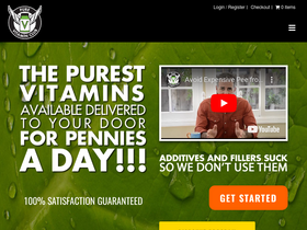 purevitaminclub.com homepage screenshot
