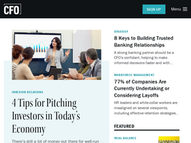 'cfo.com' screenshot