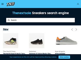 'thenextsole.com' screenshot