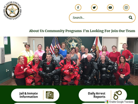 'stluciesheriff.com' screenshot