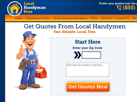 'localhandymanpros.com' screenshot