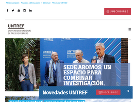 'untref.edu.ar' screenshot