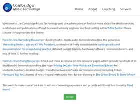'cambridge-mt.com' screenshot