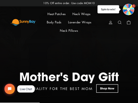 SunnyBay homepage screenshot