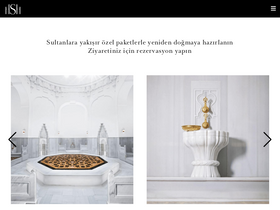 'hurremsultanhamami.com' screenshot