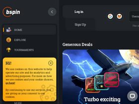 'bspin.io' screenshot