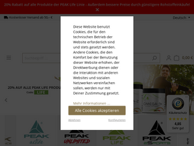 'peak.ag' screenshot