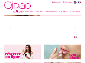 'qipao.fr' screenshot