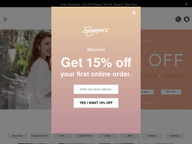 'suzannesfashions.ca' screenshot