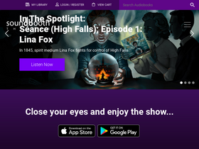 'soundbooththeater.com' screenshot