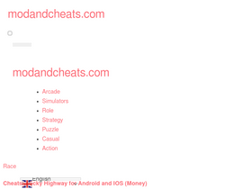 'modandcheats.com' screenshot