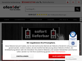 'ofen.de' screenshot