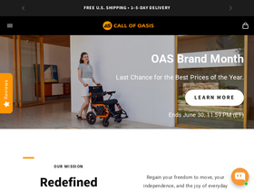 OASMOBILITY（Call of Oasis） homepage screenshot