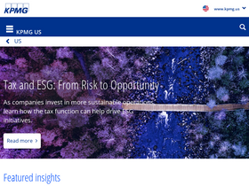'kpmg.us' screenshot