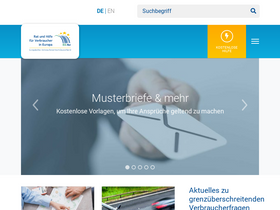 'evz.de' screenshot
