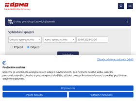'dpmo.cz' screenshot