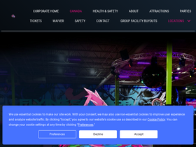 'flyingsquirrelsports.ca' screenshot