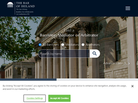 'lawlibrary.ie' screenshot