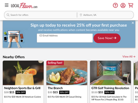 'localflavor.com' screenshot