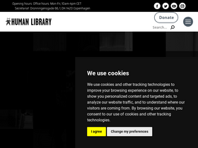 'humanlibrary.org' screenshot