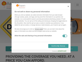 'aspenmga.com' screenshot