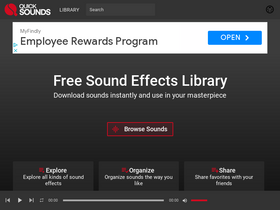 'quicksounds.com' screenshot