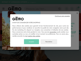 Gemo site online web