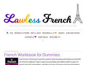 'lawlessfrench.com' screenshot