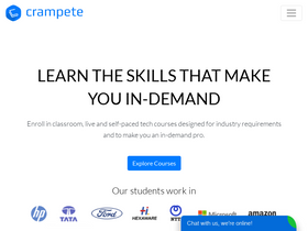 'crampete.com' screenshot