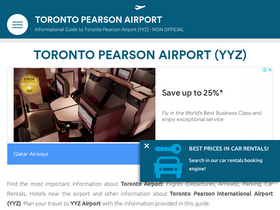 'torontoairport.com' screenshot