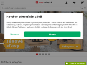 'novynabytok.sk' screenshot
