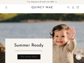 'quincymae.com' screenshot