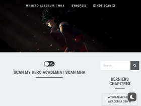 'myheroacademiascan.com' screenshot