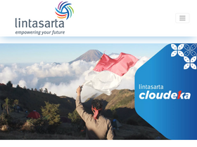 'lintasarta.net' screenshot