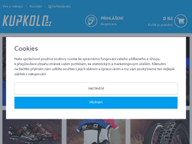 'kupkolo.cz' screenshot