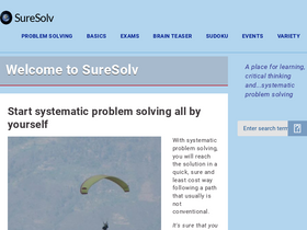 'suresolv.com' screenshot