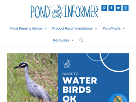 'pondinformer.com' screenshot