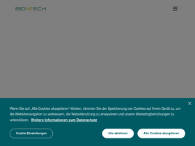 'biontech.de' screenshot