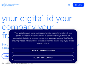 'e-resident.gov.ee' screenshot